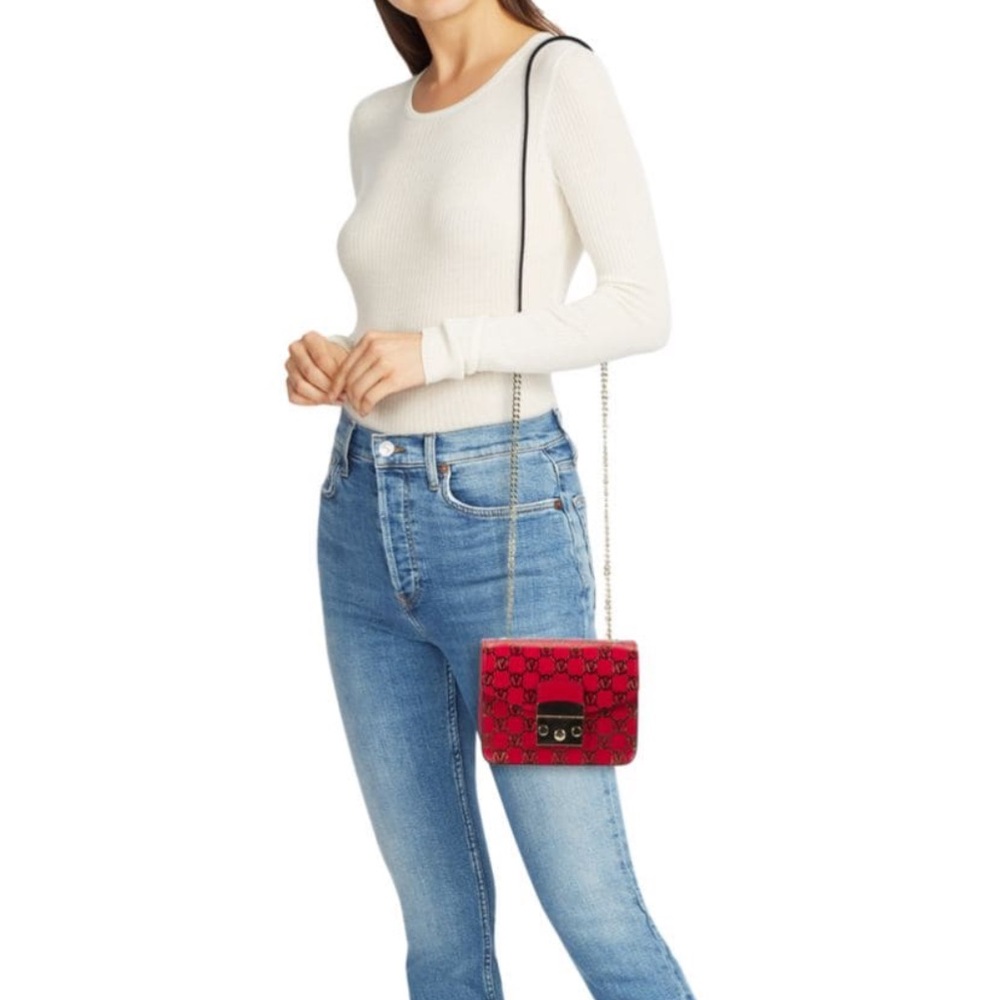 NWT Valentino by Mario Valentino Red Fuego Bag - Picture 3 of 5